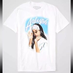 Aaliyah Womens Rue+ T-Shirt Multicolor Graphic Short Sleeve‎ Cotton 2X New